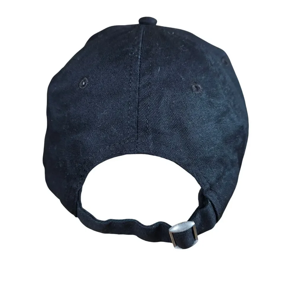 Friends Central Perk Spellout Logo Baseball Hat Cap Black Gray Adjustable Strap
